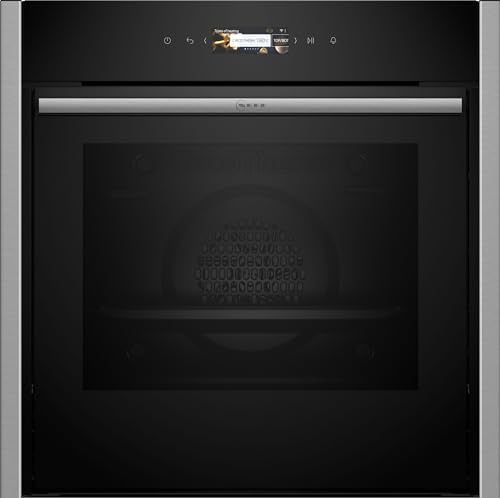 NEFF B54CR71N0 Einbau-Backofen N70, Integrierbarer Backofen 60 x 60cm, Slide&Hide, Full Touch TFT-Display, Automatikprogramme, Soft Open & Close, Edelstahl im Sale