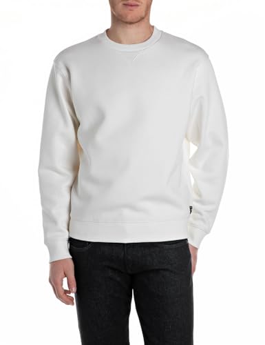 Replay Herren Basic Sweatshirt Rundhals im Sale