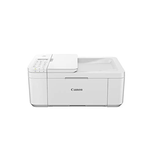 Canon PIXMA TR4551 Drucker Farbtintenstrahl Multifunktionsgerät DIN A4 (Farbdruck, Scanner, Kopierer, Fax, 4 in 1, 4.800 x 600 dpi, USB, WIFI, WLAN, Duplexdruck, Print App) weiß