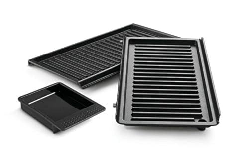 Set Grillplatten 5523110001 DLSK153 kompatibel / Ersatzteil für De’Longhi SW12 SW13 MultiGrill Easy im Sale