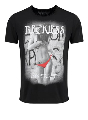 KEY LARGO Men T-Shirt MT Reckless Round im Sale