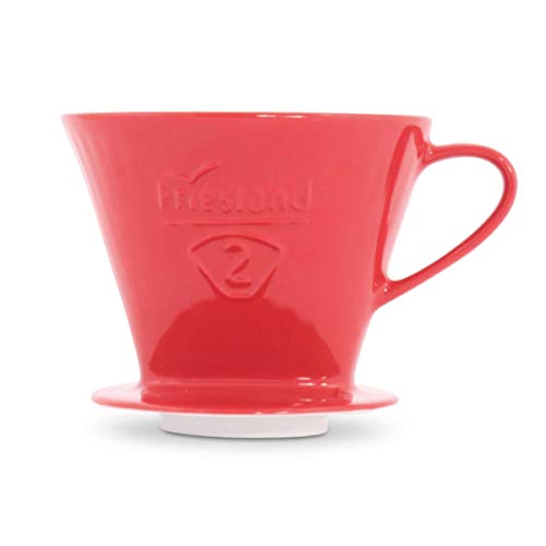 Friesland Kaffeefilter Gr. 2 Rot Porzellan