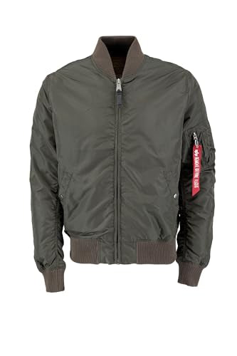 Alpha Industries Herren Jacke Ma-1 TT, Grau (Rep.Grey 04), Medium im Sale