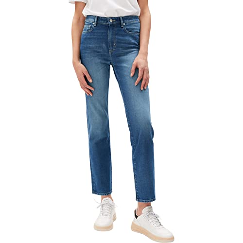 ARMEDANGELS CARENAA - Damen Straight Fit Mid Waist aus Bio-Baumwolle 28/30 Cenote Denims / 5 Pockets Straight Straight Fit im Sale