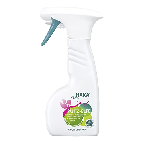 HAKA Putz Elfe Universalspray, streifenfrei für Glas, Display, Möbel, Hochglanz, 250 ml