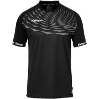 Thumbnail for Kempa Herren Wave 26 Shirt Jungen Sportshirt Kurzarm Funktionsshirt Handball Gym Fitness Trikot, Schwarz/Anthra, EU im Sale