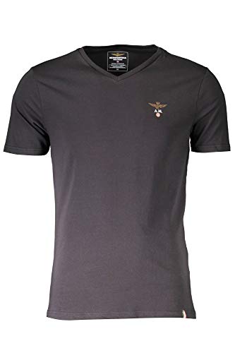 Aeronautica Militare SCOTI002J508 T-Shirt Harren SCHWARZ 34300 im Sale