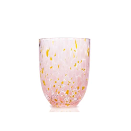 Anna von Lipa Confetti tumbler Rosa + Yellow