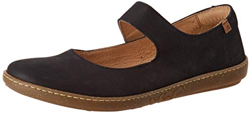 El Naturalista Damen N5301 Pleasant Coral Geschlossene Ballerinas, Schwarz (Black Black), 38 EU im Sale