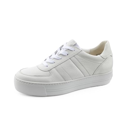 Paul Green Damen, Frauen Low-Top Sneaker,Laufschuhe,schnürschuhe,schnürer,Plateausohle,Halbschuhe,straßenschuhe,Weiß (JA),40.5 EU / 7 UK im Sale