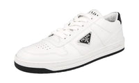 Thumbnail for Prada Damen Weiss Leder Sneaker 1E792M 39.5 EU im Sale