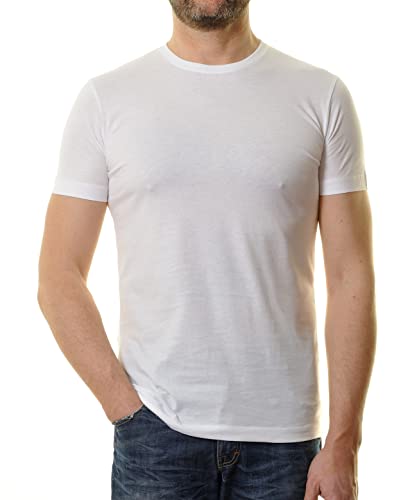 RAGMAN Herren T-Shirt Bodyfit mit Rundhals 3XL, Weiss-006 im Sale