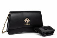 Thumbnail for Replay Damen Schultertasche mit Ketten-Detail, Black 098 (Schwarz), Onesize im Sale