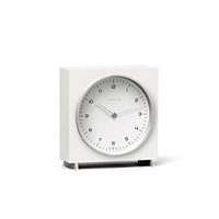 Thumbnail for JUNGHANS Max Bill by Table Clock, Ziffernblatt weiß, 16,4 x 17,4 x 5,5 cm, Klassisch im Sale