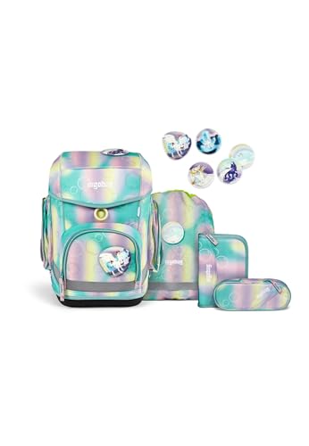 ergobag Cubo Reflex Glow - Schulranzen Set 5tlg. Modell 2024 ZauBärwelt im Sale