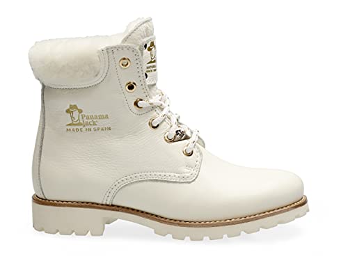 Panama Jack Damen Panama 03 Igloo Trav Combat Boot, Blanco, EU im Sale