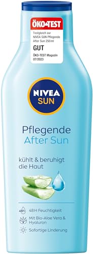 Thumbnail for NIVEA SUN Pflegende After Sun Lotion (400 ml), Lotion mit hautberuhigender Wirkung nach dem Sonnenbad mit Bio-Aloe Vera und Hyaluron für 48h Feuchtigkeit