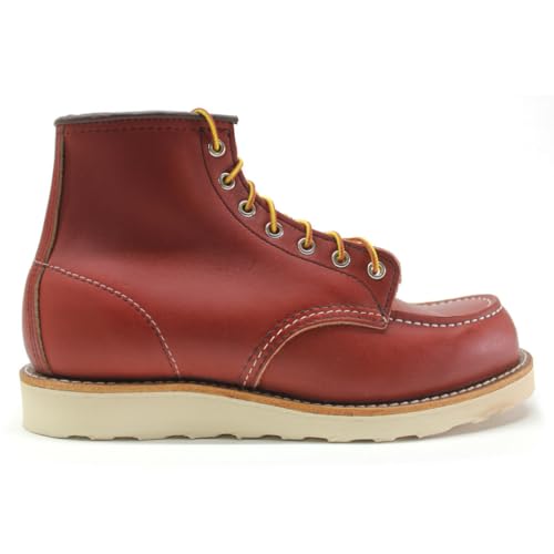 Red Wing Herren 6 Inch Classic Moc Toe Leder ORO Russet Stiefel 45 EU im Sale