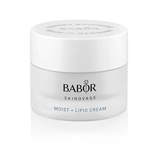 BABOR SKINOVAGE Moist & Lipid Cream, Reichhaltige Gesichtscreme für trockene Haut, Intensive Feuchtigkeitspflege mit Sheabutter, 50 ml im Sale