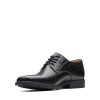 Thumbnail for Clarks Herren Tilden Plain Derby, Schwarzes Leder, 42.5 EU im Sale