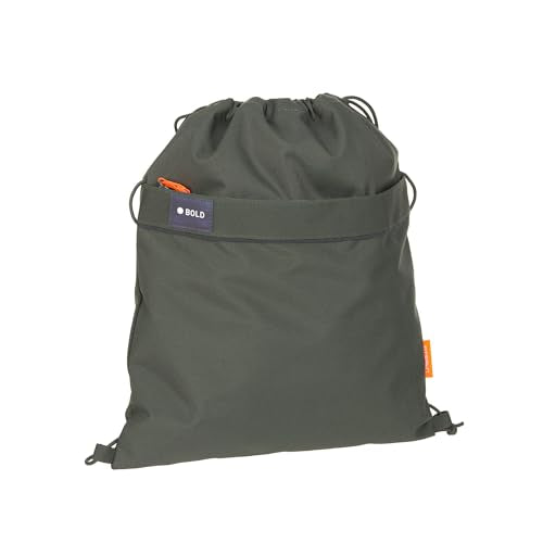 Bold Lässig Kinder Turnbeutel Sportbeutel mit Rucksackfunktion/School String Bag Bold Dark Olive im Sale