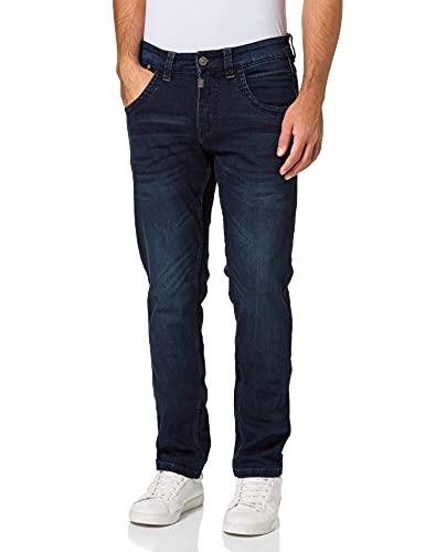 Timezone Herren almindelig Eliaz Slim Jeans, Blau (Ink Shadow Wash 3738), 32W / 34L EU im Sale