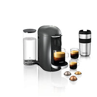 Thumbnail for Nespresso Krups XN900T Vertuo Plus Kaffeekapselmaschine | 5 verschiedene | kleine Kapsel für Espresso | 1,7 l Wassertankkapazität | Titanium/Edelstahl im Sale