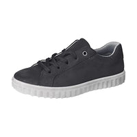 Thumbnail for RICOSTA Mädchen Low-Top Sneaker Jenna,Kinder Halbschuhe,lose Einlage,Sportschuhe,Freizeitschuhe,Turnschuhe,Laufschuhe,schwarz (090),34 EU im Sale