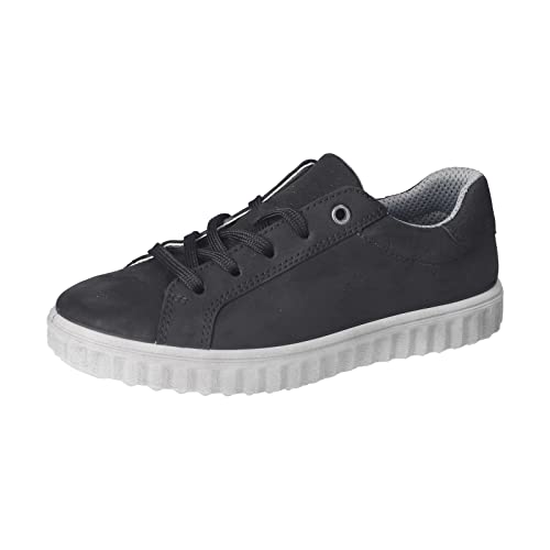 RICOSTA Mädchen Low-Top Sneaker Jenna,Kinder Halbschuhe,lose Einlage,Sportschuhe,Freizeitschuhe,Turnschuhe,Laufschuhe,schwarz (090),34 EU im Sale