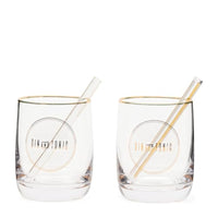 Thumbnail for Riviera Maison Gin tonic glas, gin gläser, cocktailgläser, getränke - Le Club Gin & Tonic Set - 2 Stück - Glas, Transparent - (ØxH) 9x13-353M im Sale