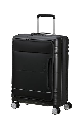 American Tourister Hello Cabin - Spinner S, Erweiterbar Handgepäck, 55 cm, 39/45 L, Schwarz (Onyx Black) im Sale