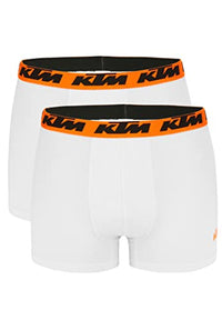 Thumbnail for KTM by Freegun Boxershorts für Herren Unterwäsche Pant Men´s Boxer 2 er Pack, Farbe:White2, Bekleidungsgröße: im Sale