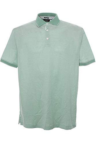 Kitaro Poloshirt Polo Shirt Hemd Herren Kurzarm Merzerisierte Baumwolle, Farbe:hellblau, Herrengrößen: im Sale