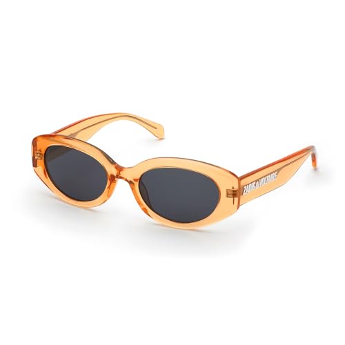 Zadig & Voltaire Damen Szv422 Sonnenbrille, Shiny Transp.Orange, 53/20/140 im Sale