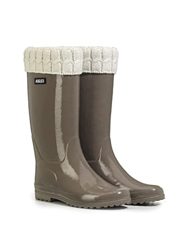 Aigle Damen Eliosa Winter Gummistiefel, Braun Chestnut Brown, 41 EU im Sale