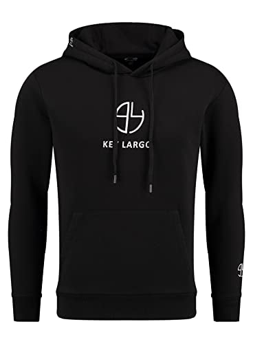 KEY LARGO Herren Member Hoody Sweatshirt, Black (1100), im Sale