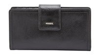 Thumbnail for Fossil Brieftasche für Frauen Logan, Leder/Polyurethan Trim Tab Clutch schwarz 17,1 cm x 1,9 cm B x 8,9 cm H SL7830001 im Sale