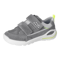 Thumbnail for RICOSTA Jungen Low-Top Sneaker Rider, Kinder Halbschuhe, Weite: Mittel, lose Einlage, Turnschuhe, Laufschuhe, Klettschuhe, Carbon/hellgrau (490), 35 EU im Sale