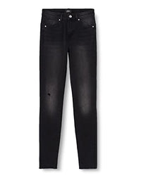 Thumbnail for ONLY Damen Onlwauw Mid Power Sk Push Up Gua Ext, Black Denim, / 34 im Sale