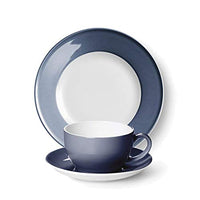 Thumbnail for Dibbern SONDERAKTION - Originalware Solid Color - Kaffeetasse m.U. 0,25 + Teller 21 cm - indigo - NEU