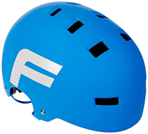 FISCHER BMX Fahrradhelm, Radhelm, Dirt Bike Helm Wings, L/XL, 58-61cm, blau weiß, TÜV geprüft im Sale