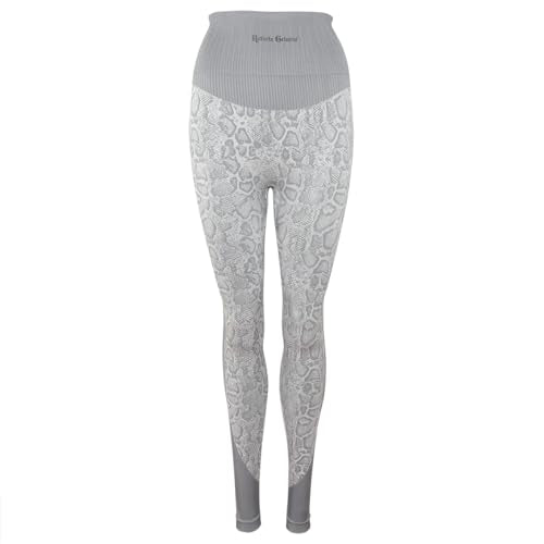 Roberto Geissini Damen Sport Leggings Snake Grey im Sale