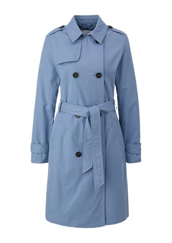 s.Oliver Damen 2149064 Trenchcoat, blau 5271, 34 im Sale