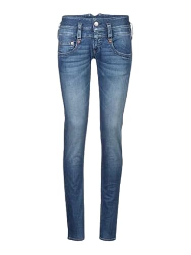 Herrlicher Pitch Slim Damen Boyfriend- Röhrenjeans Mix aus umweltfreundlichem Denim im Sale