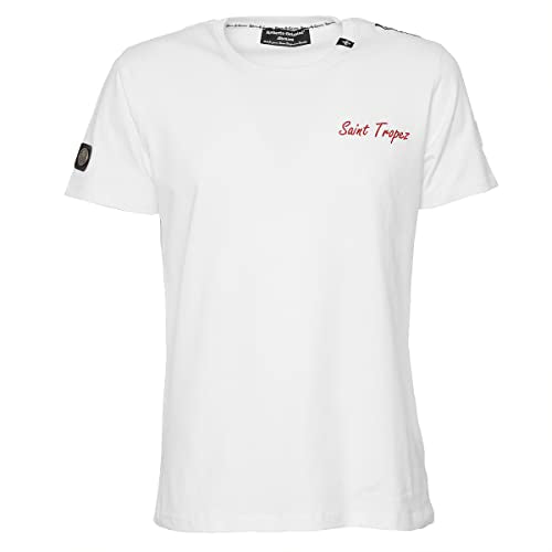 Roberto Geissini Herren T-Shirt DIE-St.Tropez - White im Sale