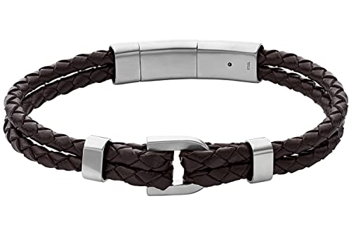 Fossil Armband Für Männer Heritage, Innenlänge:180~195mm Silber Edelstahlarmband, JF04203040 im Sale