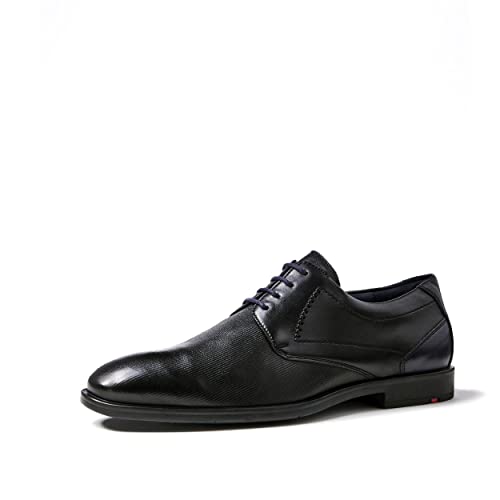 LLOYD Herren Schnürschuhe KALMAT, Männer Businessschuhe,lose Einlage,extra weit,elegant,Schnuerschuhe,Schnuerer,straßenschuhe,Black,40 EU / 6.5 UK im Sale