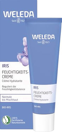 Thumbnail for WELEDA Bio Iris Ausgleichende Feuchtigkeitspflege, reichhaltige Tages- und Nachtpflege zur intensiven Pflege von trockener Haut, Naturkosmetik Creme reguliert die Feuchtigkeitsbalance (1 x 30 ml) im Sale