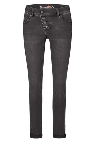 Buena Vista Damen Jeans Malibu Stretch Denim (DE/NL/SE/PL, Alphanumerisch, S, Regular, Regular, Black)