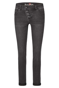 Thumbnail for Buena Vista Damen Jeans Malibu Stretch Denim (DE/NL/SE/PL, Alphanumerisch, S, Regular, Regular, Black)